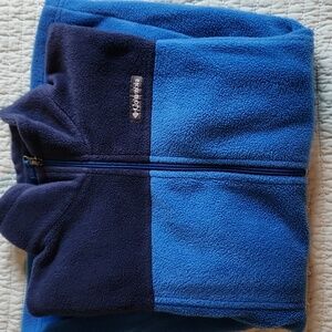 ColumbiaTwo-Tone Blue Fleece Jacket KID L 14-16Y